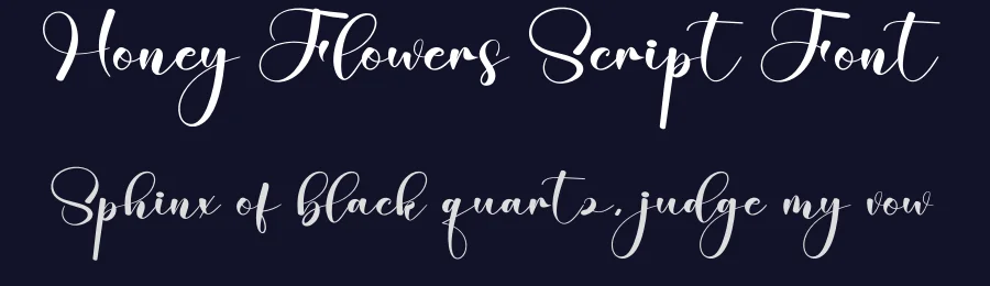 Honey Flowers Script Font by creativeletter — Script Handwritten Font — thumbnail 2