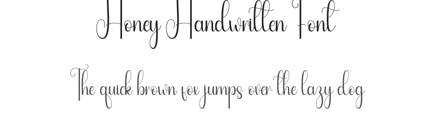 Honey Handwritten Font by andikastudio — Script Handwritten Font