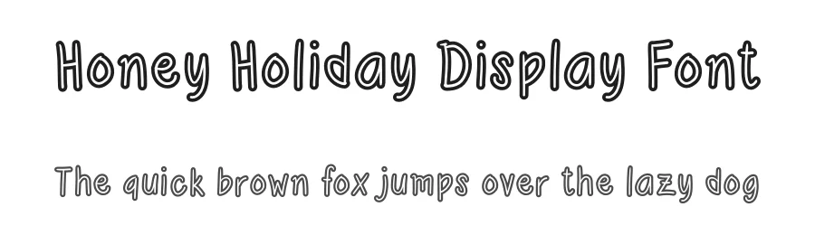 Honey Holiday Display Font by andikastudio — Script Handwritten Font