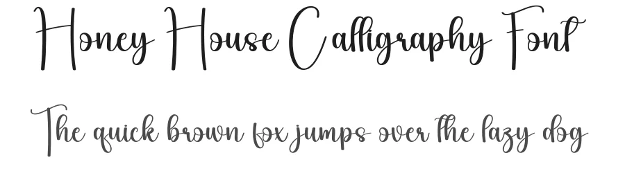 Honey House Calligraphy Font by andikastudio — Script Handwritten Font