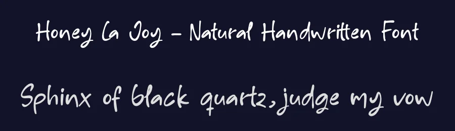 Honey La Joy – Natural Handwritten Font by letterenastudios — Script Handwritten Font — thumbnail 2