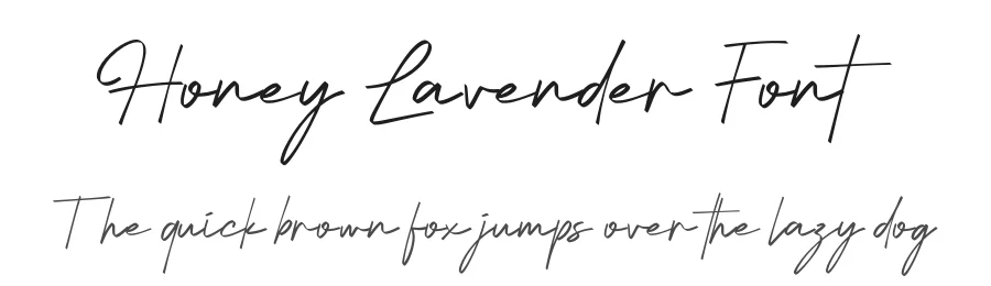 Honey Lavender Font by Funtype — Serif Font