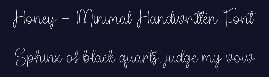 Honey – Minimal Handwritten Font by andikastudio — Script Handwritten Font — thumbnail 2