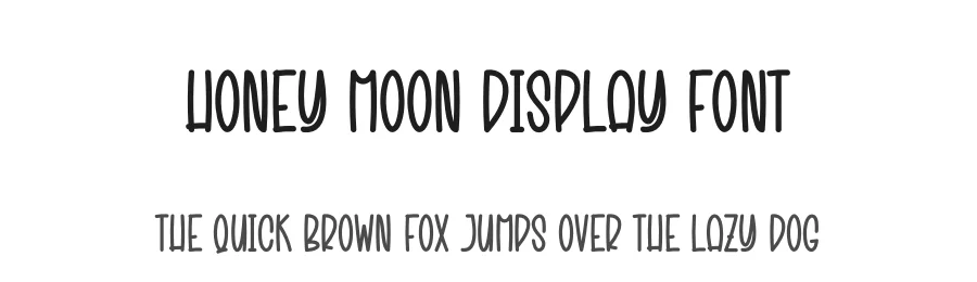 Honey Moon Display Font by creativeletter — Display Font