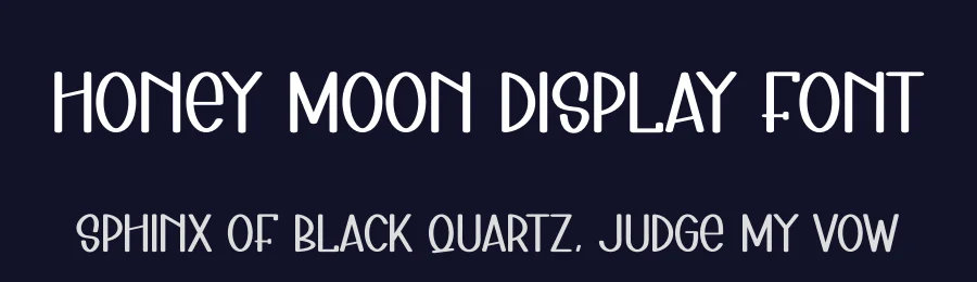 Honey Moon Display Font by andikastudio — Display Font — thumbnail 2