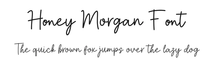 Honey Morgan Font by Funtype — Serif Font