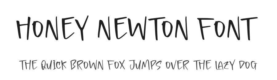 Honey Newton Font by glorytype — Decorative Font