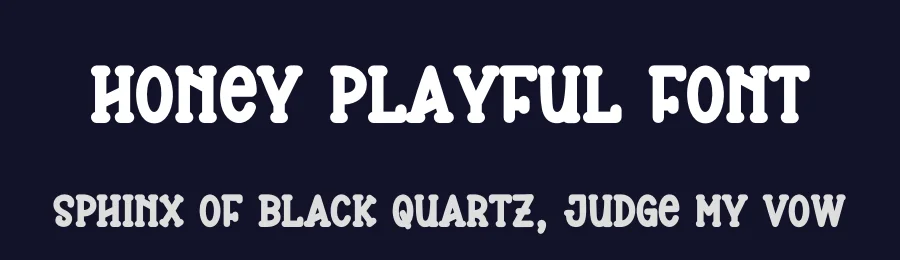 Honey Playful Font by andikastudio — Display Font — thumbnail 2