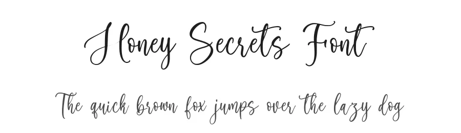 Honey Secrets Font by balpirick — Script Handwritten Font