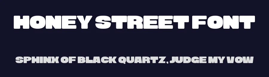Honey Street Font by Almairatype — Display Font — thumbnail 2