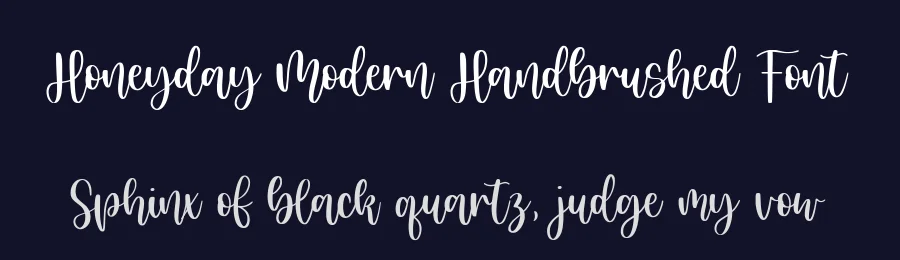 Honeyday Modern Handbrushed Font by balpirick — Script Handwritten Font — thumbnail 2