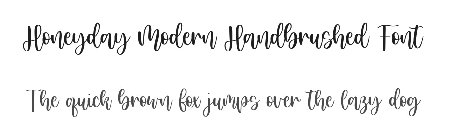 Honeyday Modern Handbrushed Font by balpirick — Script Handwritten Font