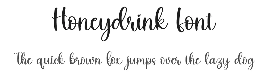 Honeydrink Font by creativeletter — Script Handwritten Font