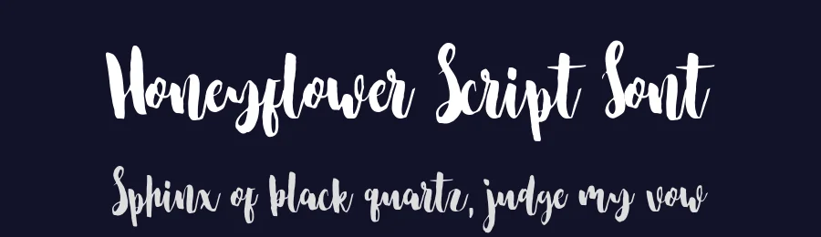Honeyflower Script Font by 178-MC — Script Handwritten Font — thumbnail 2