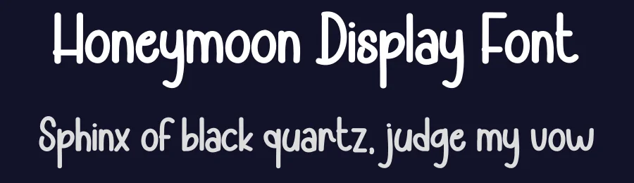 Honeymoon Display Font by andikastudio — Display Font — thumbnail 2