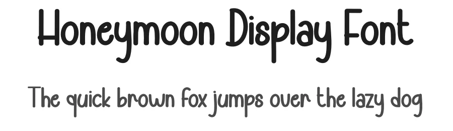 Honeymoon Display Font by andikastudio — Display Font