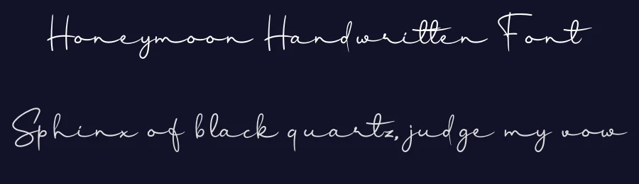 Honeymoon Handwritten Font by andikastudio — Script Handwritten Font — thumbnail 2