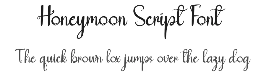 Honeymoon Script Font by andikastudio — Script Handwritten Font
