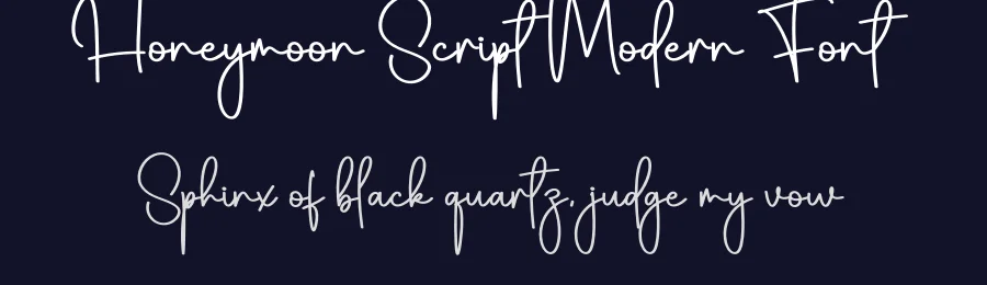 Honeymoon Script Modern Font by creativeletter — Script Handwritten Font — thumbnail 2