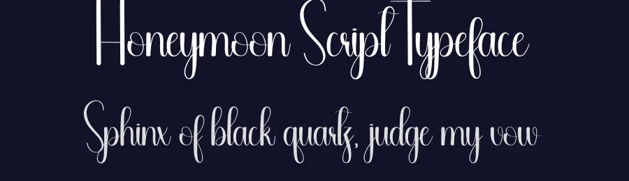 Honeymoon Script Typeface by creativeletter — Script Handwritten Font — thumbnail 2