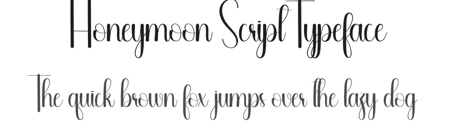 Honeymoon Script Typeface by creativeletter — Script Handwritten Font
