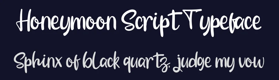 Honeymoon Script Typeface by inermediaSTUDIO — Display Font — thumbnail 2