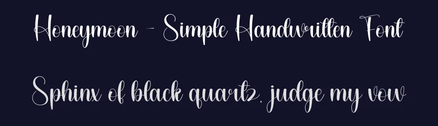 Honeymoon – Simple Handwritten Font by andikastudio — Script Handwritten Font — thumbnail 2