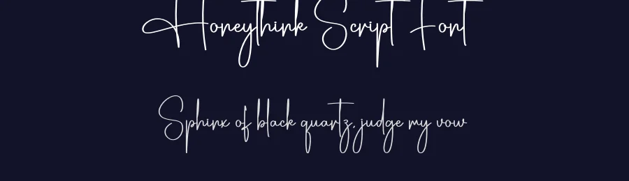 Honeythink Script Font by creativeletter — Script Handwritten Font — thumbnail 2