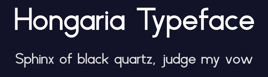 Hongaria Typeface by nestype — Sans Serif Font — thumbnail 2