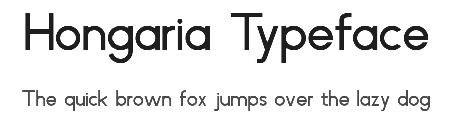 Hongaria Typeface by nestype — Sans Serif Font