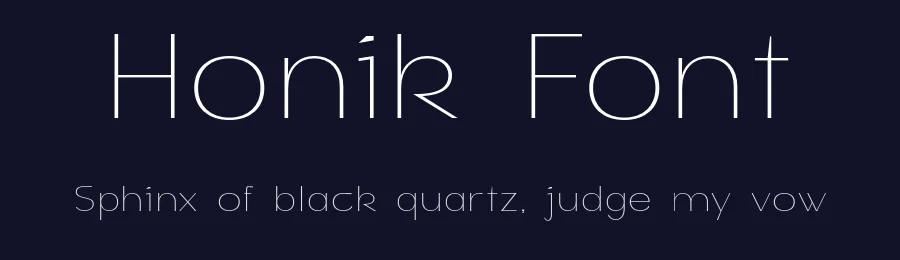 Honik Font by mixjpg — Decorative Font — thumbnail 2