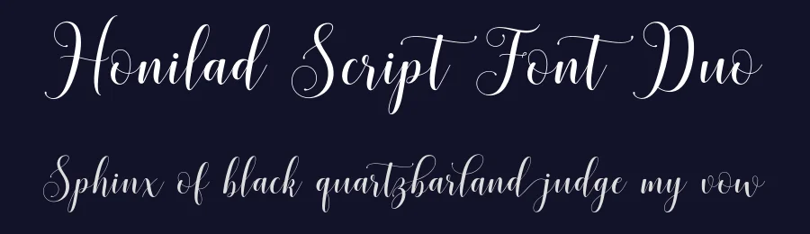 Honilad Script Font Duo by Barland — Script Handwritten Font — thumbnail 2