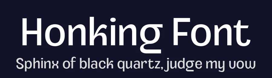 Honking Font by Din Studio — Sans Serif Font — thumbnail 2
