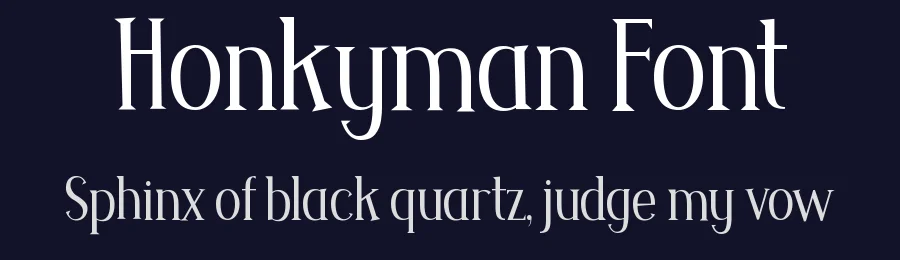 Honkyman Font by Rautan Studio — Decorative Font — thumbnail 2