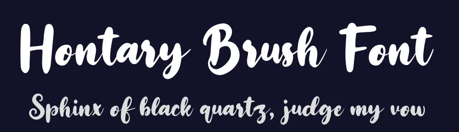 Hontary Brush Font by grezlinestudio — Serif Font — thumbnail 2