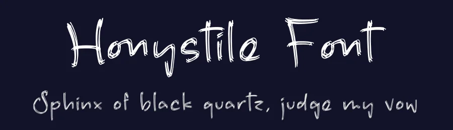 Honystile Font by perspectype — Script Handwritten Font — thumbnail 2