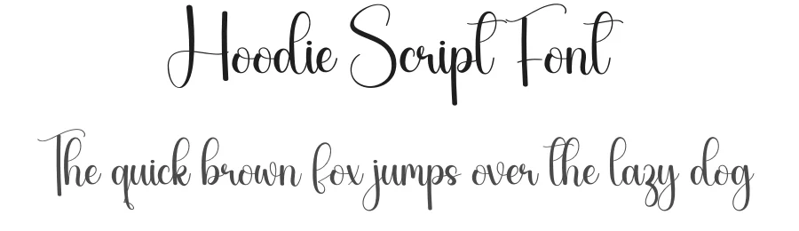 Hoodie Script Font by creativeletter — Script Handwritten Font