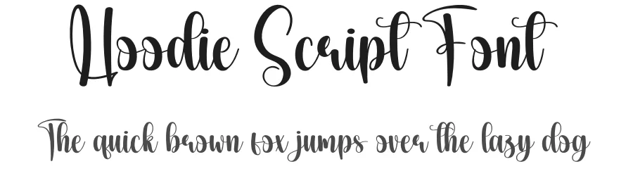 Hoodie Script Font by andikastudio — Script Handwritten Font