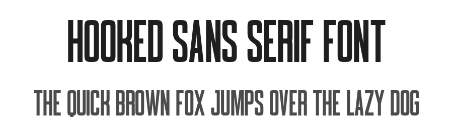 Hooked Sans Serif Font by Craftedtype — Decorative Font