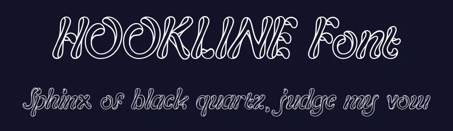 HOOKLINE Font by waptype0894 — Display Font — thumbnail 2