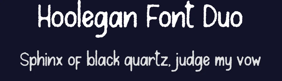 Hoolegan Font Duo by Garisman Std — Display Font — thumbnail 2