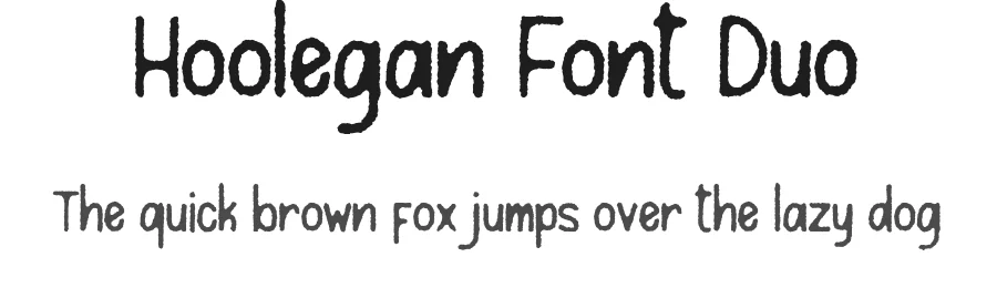 Hoolegan Font Duo by Garisman Std — Display Font