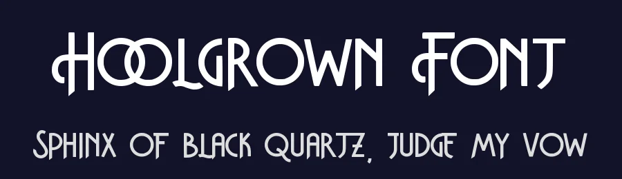Hoolgrown Font by qwrtype — Display Font — thumbnail 2