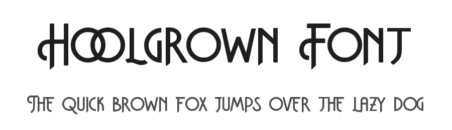 Hoolgrown Font by qwrtype — Display Font