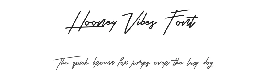 Hooney Vibes Font by Maulana Creative — Script Handwritten Font