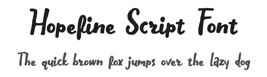 Hopefine Script Font by bearydsgn — Display Font