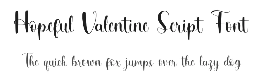 Hopeful Valentine Script Font by Letterayu — Script Handwritten Font