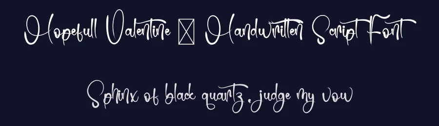 Hopefull Valentine – Handwritten Script Font by freshtypeink — Script Handwritten Font — thumbnail 2