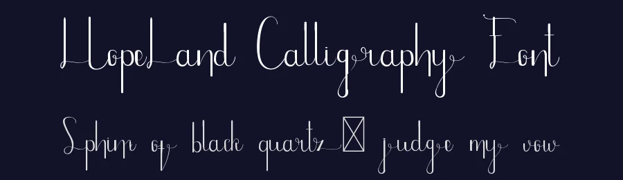 HopeLand Calligraphy Font by edricstudio — Script Handwritten Font — thumbnail 2