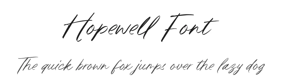 Hopewell Font by Allouse.Studio — Script Handwritten Font